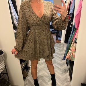 Leopard dress, size L